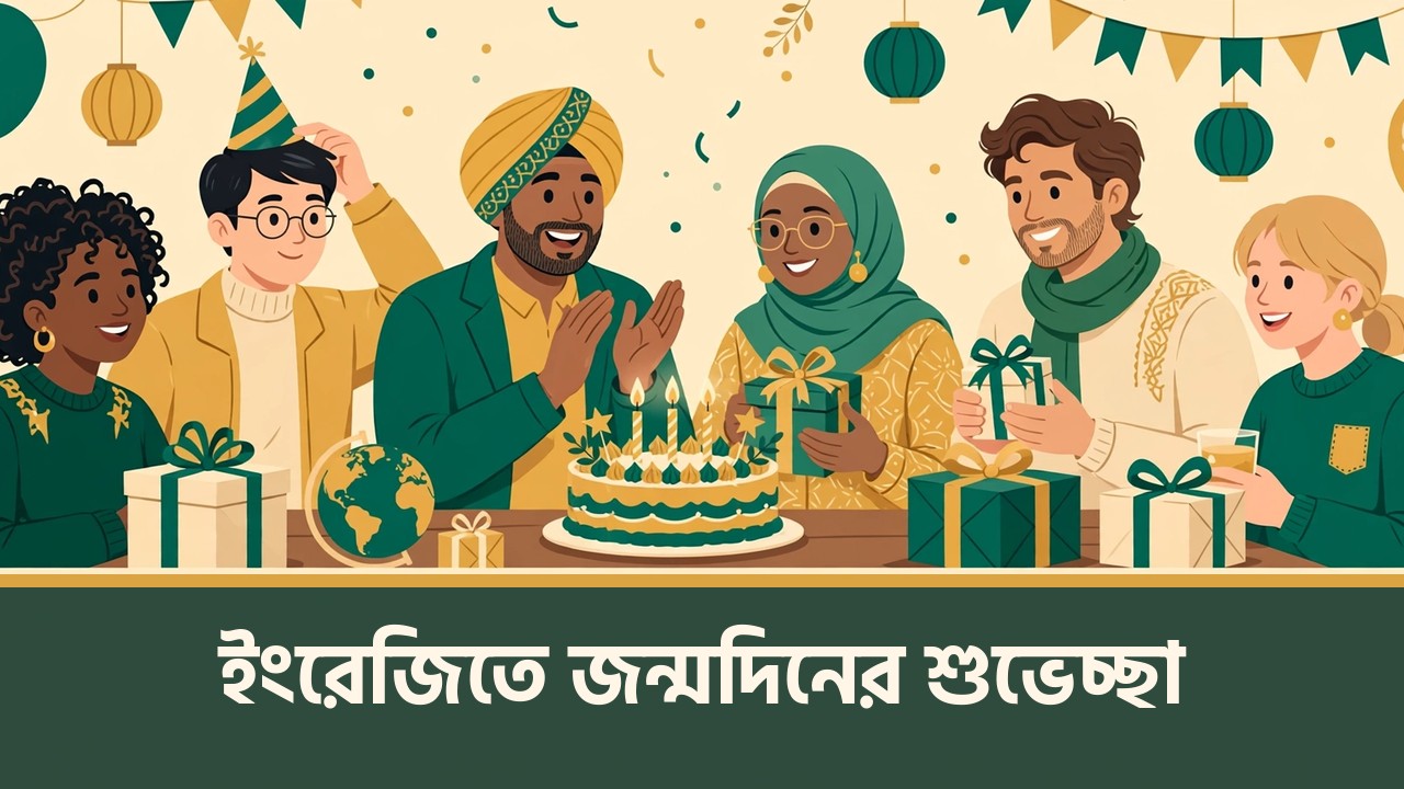 ইংরেজিতে জন্মদিনের শুভেচ্ছা