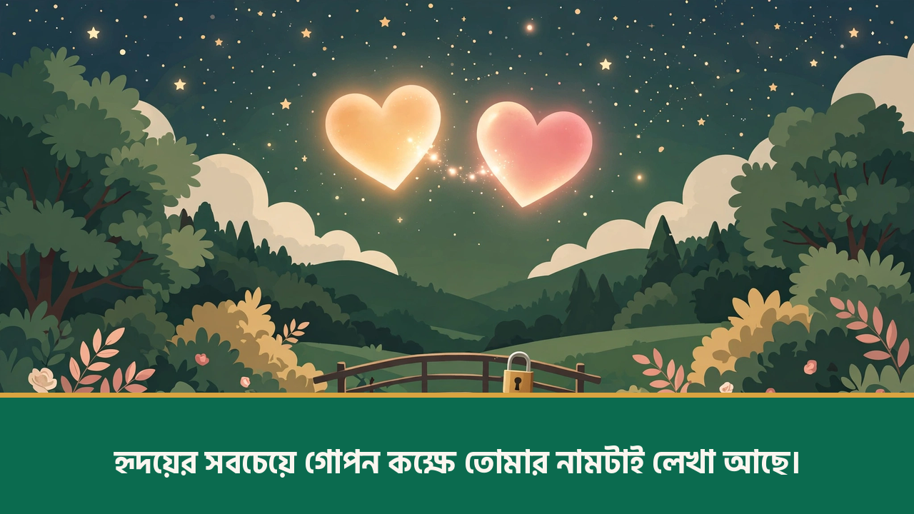 গভীর ভালোবাসার রাতের ছবি - গভীর রোমান্টিক ক্যাপশন