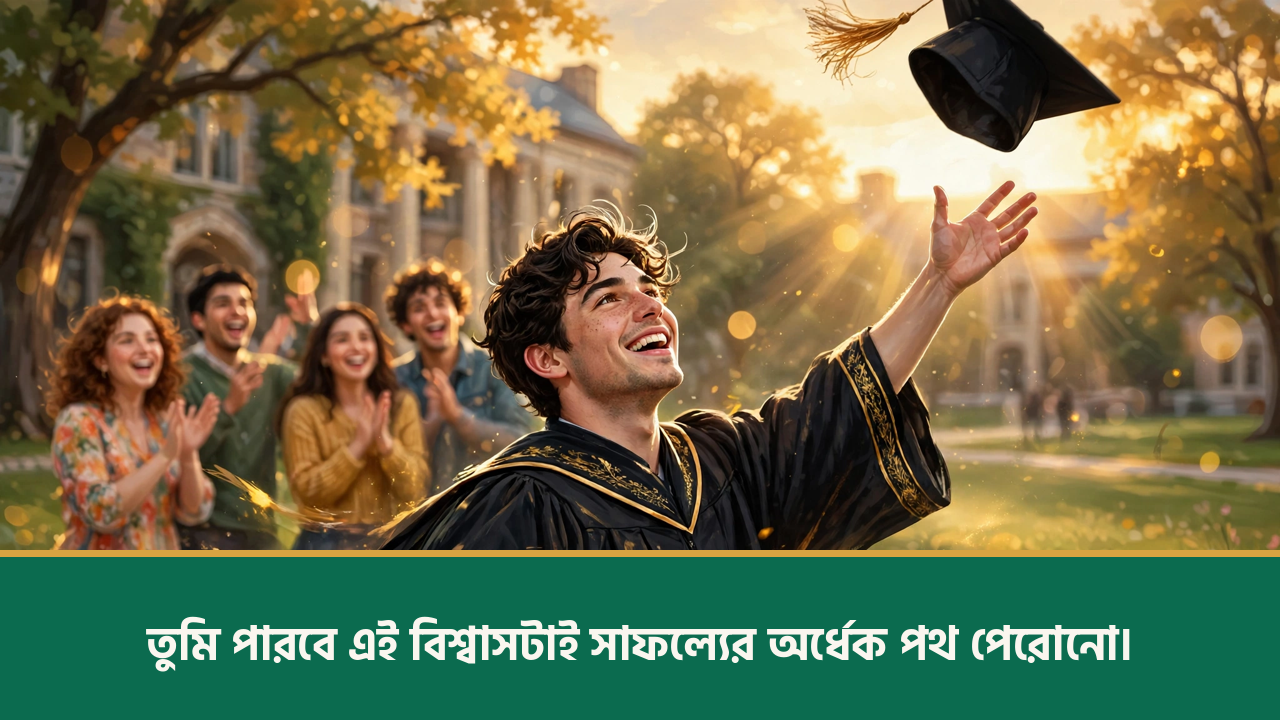 স্নাতকের টুপি ছোড়া উদ্‌যাপন - শিক্ষামূলক উক্তি ছবি